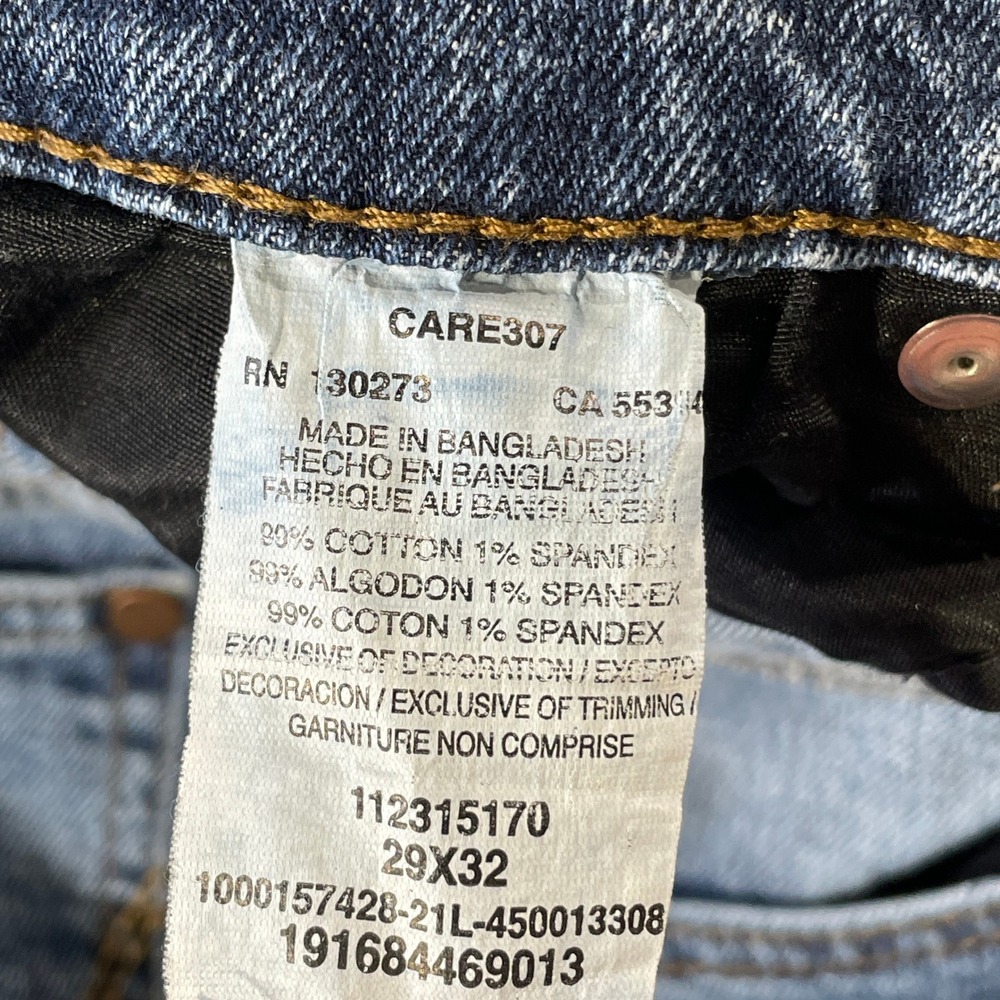 Wrangler Retro Slim Boot Jeans Mens 29x30 Blue Western Cowboy Festival Workwear - Picture 10 of 11